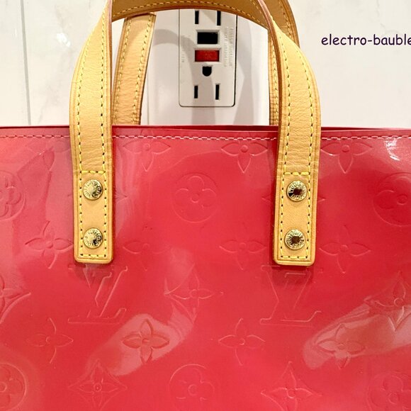 Louis Vuitton Reade PM Framboise Monogram Vernis MI0016 - PRISTINE - Picture 5 of 14